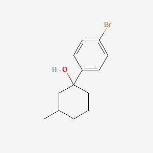 1-(4-Bromophenyl)-3-methylcyclohexan-1-ol