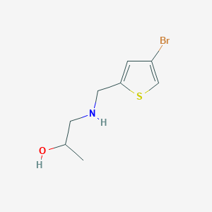 1-{[(4-Bromothiophen-2-yl)methyl]amino}propan-2-ol