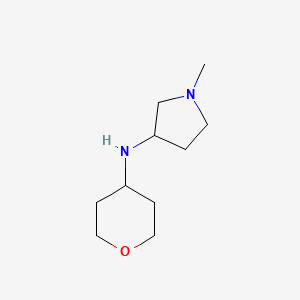 1-methyl-N-(oxan-4-yl)pyrrolidin-3-amine