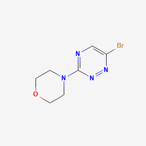 6-Bromo-3-(morpholin-4-yl)-1,2,4-triazine