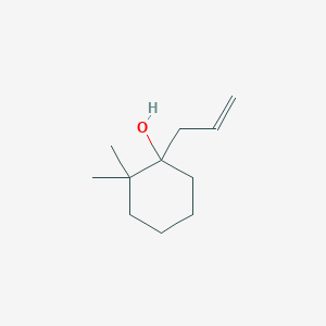 2,2-Dimethyl-1-(prop-2-en-1-yl)cyclohexan-1-ol