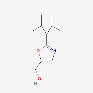 [2-(2,2,3,3-Tetramethylcyclopropyl)-1,3-oxazol-5-yl]methanol