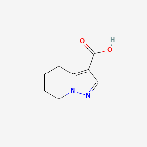 molecular formula C8H10N2O2 B1323496 4,5,6,7-四氢吡唑并[1,5-a]吡啶-3-羧酸 CAS No. 307307-97-7