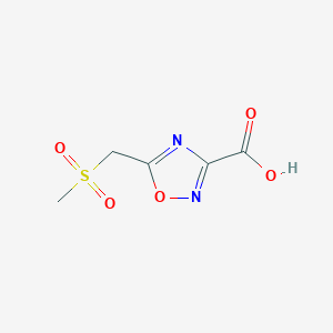 5-(Methanesulfonylmethyl)-1,2,4-oxadiazole-3-carboxylic acid