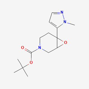 tert-Butyl 6-(1-methyl-1H-pyrazol-5-yl)-7-oxa-3-azabicyclo[4.1.0]heptane-3-carboxylate