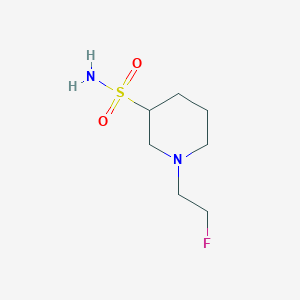 1-(2-Fluoroethyl)piperidine-3-sulfonamide