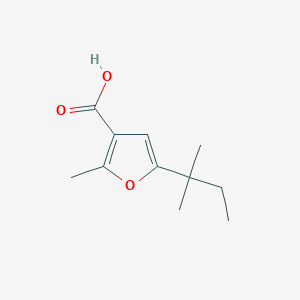 2-Methyl-5-(2-methylbutan-2-yl)furan-3-carboxylic acid