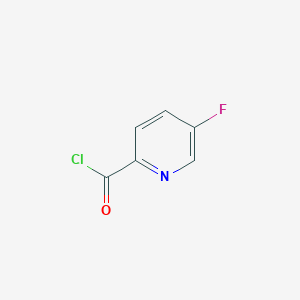 molecular formula C6H3ClFNO B1323504 5-氟吡啶-2-甲酰氯 CAS No. 717871-83-5