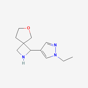 1-(1-Ethyl-1H-pyrazol-4-yl)-6-oxa-2-azaspiro[3.4]octane