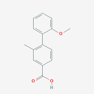 B1323507 4-(2-Methoxyphenyl)-3-methylbenzoic acid CAS No. 473264-05-0