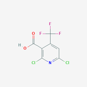 molecular formula C7H2Cl2F3NO2 B1323508 2,6-二氯-4-(三氟甲基)烟酸 CAS No. 503437-19-2