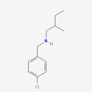 [(4-Chlorophenyl)methyl](2-methylbutyl)amine