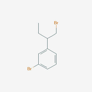 molecular formula C10H12Br2 B13235101 1-Bromo-3-(1-bromobutan-2-yl)benzene 