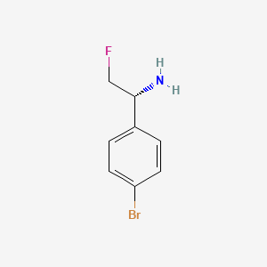 (1R)-1-(4-Bromophenyl)-2-fluoroethanamine