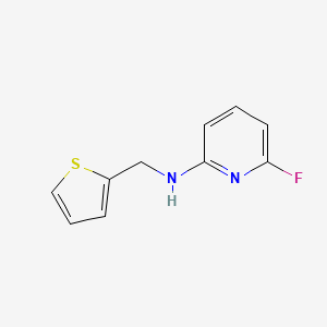 6-fluoro-N-(thiophen-2-ylmethyl)pyridin-2-amine