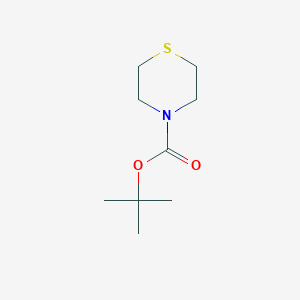 molecular formula C9H17NO2S B1323514 叔丁基硫吗啉-4-羧酸酯 CAS No. 220655-09-4