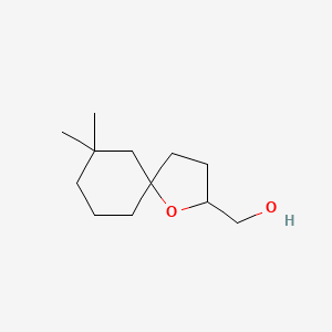 {7,7-Dimethyl-1-oxaspiro[4.5]decan-2-yl}methanol