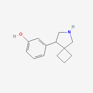 3-{6-Azaspiro[3.4]octan-8-yl}phenol