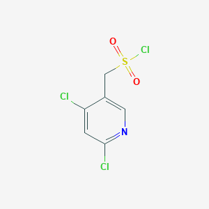 (4,6-Dichloropyridin-3-yl)methanesulfonyl chloride