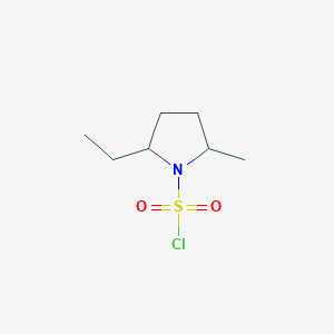 2-Ethyl-5-methylpyrrolidine-1-sulfonyl chloride