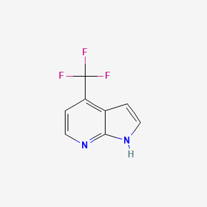 molecular formula C8H5F3N2 B1323530 4-(三氟甲基)-1H-吡咯并[2,3-b]吡啶 CAS No. 1092579-96-8