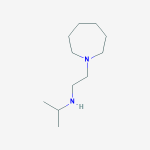 molecular formula C11H24N2 B1323534 N-(2-氮杂环-1-乙基)-N-异丙胺 CAS No. 532407-05-9