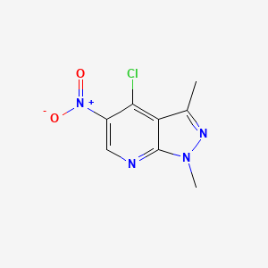 4-Chloro-1,3-dimethyl-5-nitro-1H-pyrazolo[3,4-b]pyridine