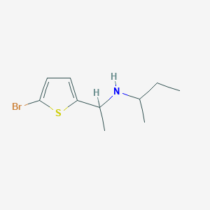 [1-(5-Bromothiophen-2-yl)ethyl](butan-2-yl)amine