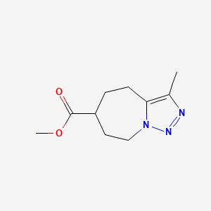 Methyl 3-methyl-4H,5H,6H,7H,8H-[1,2,3]triazolo[1,5-a]azepine-6-carboxylate