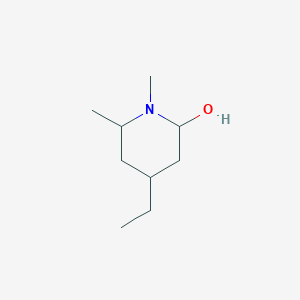 4-Ethyl-1,6-dimethylpiperidin-2-ol