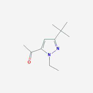 1-(3-tert-Butyl-1-ethyl-1H-pyrazol-5-yl)ethan-1-one