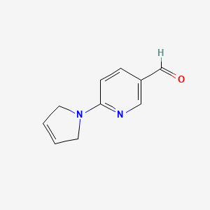 6-(2,5-Dihydro-1H-pyrrol-1-yl)pyridine-3-carbaldehyde