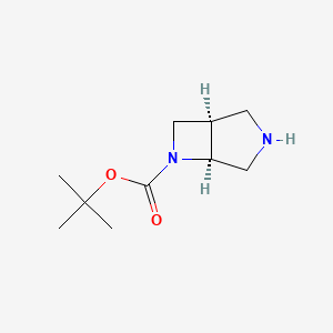 molecular formula C10H18N2O2 B1323542 叔丁基 (1R,5S)-3,6-二氮杂双环[3.2.0]庚烷-6-羧酸酯 CAS No. 799279-81-5