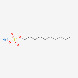 molecular formula C10H21NaO4S B1323545 十基硫酸钠 CAS No. 142-87-0