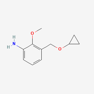 3-(Cyclopropoxymethyl)-2-methoxyaniline