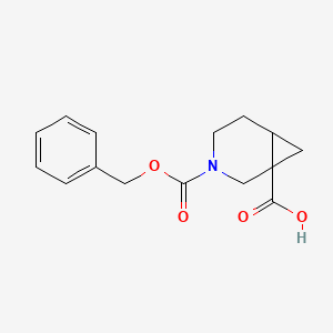 3-[(Benzyloxy)carbonyl]-3-azabicyclo[4.1.0]heptane-1-carboxylic acid