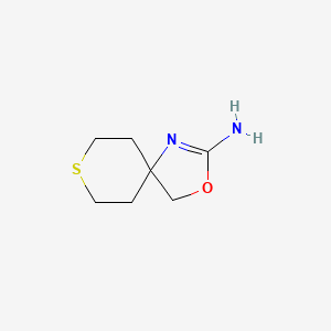 3-Oxa-8-thia-1-azaspiro[4.5]dec-1-en-2-amine