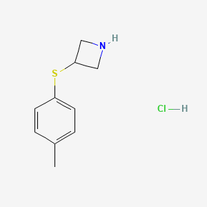 3-[(4-Methylphenyl)sulfanyl]azetidine hydrochloride