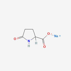 molecular formula C5H6NNaO3 B1323548 5-氧代吡咯烷-2-羧酸钠 CAS No. 54571-67-4