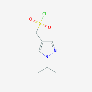 [1-(Propan-2-yl)-1H-pyrazol-4-yl]methanesulfonyl chloride