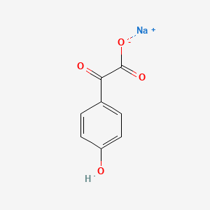 molecular formula C8H5NaO4 B1323550 4-羟基苯基乙二酸钠 CAS No. 54537-30-3