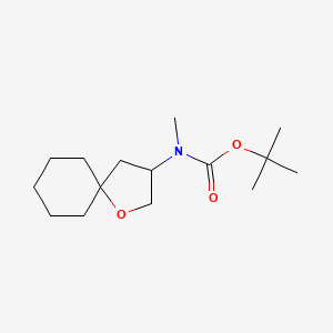 tert-Butyl N-methyl-N-{1-oxaspiro[4.5]decan-3-yl}carbamate