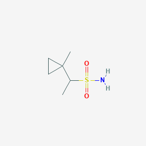 1-(1-Methylcyclopropyl)ethane-1-sulfonamide