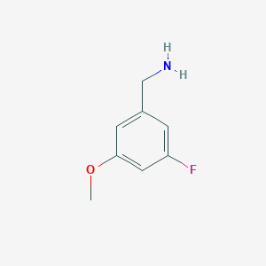 molecular formula C8H10FNO B1323553 3-氟-5-甲氧基苄胺 CAS No. 914465-85-3