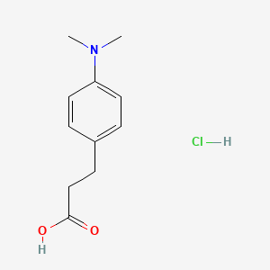 molecular formula C11H16ClNO2 B1323554 3-(4-Dimethylamino-phenyl)-propionic acid hydrochloride CAS No. 1134691-04-5