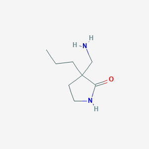 3-(Aminomethyl)-3-propylpyrrolidin-2-one