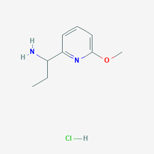 1-(6-Methoxypyridin-2-yl)propan-1-amine hydrochloride