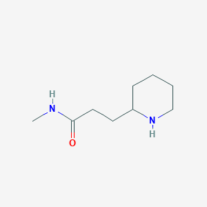 N-methyl-3-(piperidin-2-yl)propanamide