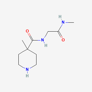 N-Methyl-2-[(4-methylpiperidin-4-YL)formamido]acetamide