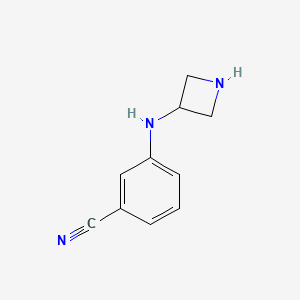 3-[(Azetidin-3-yl)amino]benzonitrile